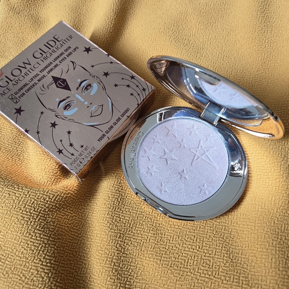 Charlotte Tilbury Glow Glide Face Architect Highlighter PINK TALK GLOW - Picture 3 of 7